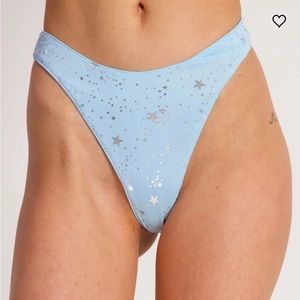 iHeartRaves Blue Hi-Cut Star Bottoms